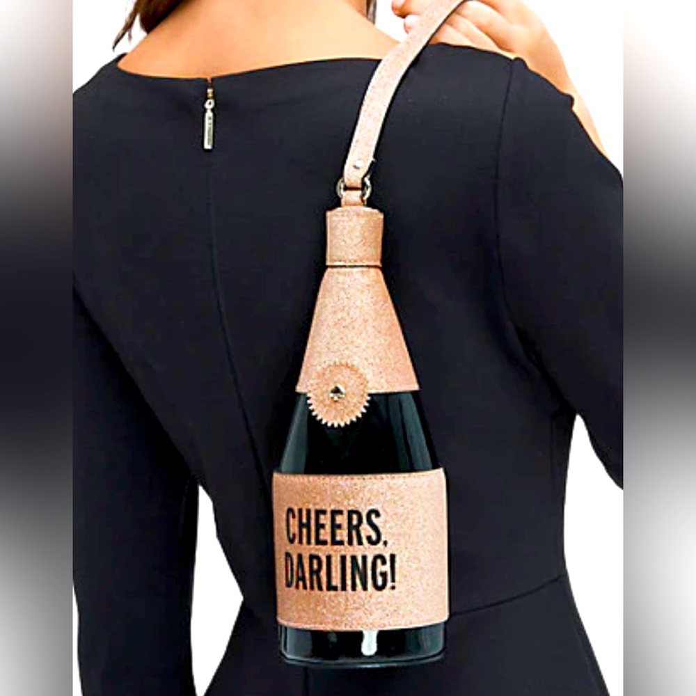 Kate Spade Champagne Bottle Wristlet NWT